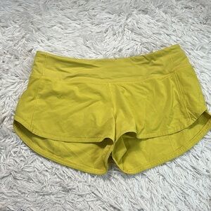 Lululemon Speed Up Low-Rise Lined Short 2.5" Soleil
